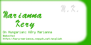 marianna kery business card