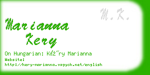 marianna kery business card